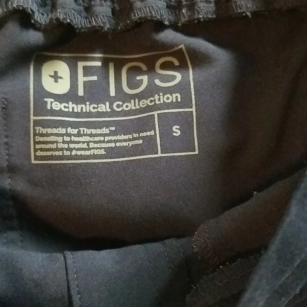 Women Figs Technical Collection Scrub Pants Navy Blue Size Small - Picture 6 of 7